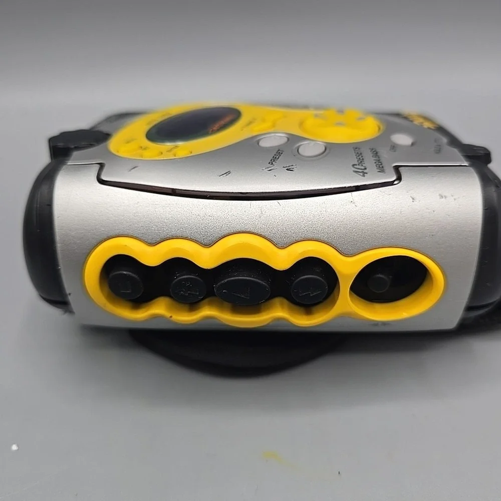 Sony Yellow Black Silver Portable Cassette Player TV/FM/AM Sports